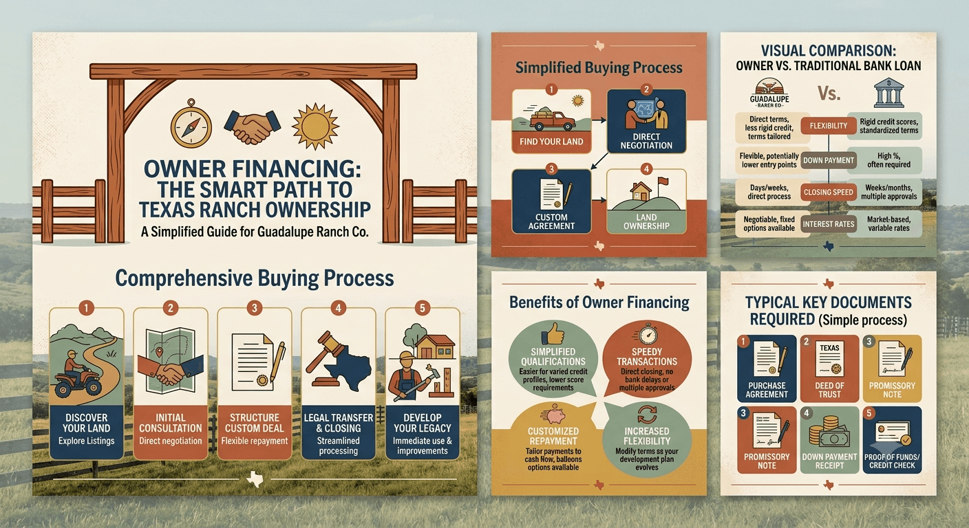 How Owner Financing on Texas Ranch Land Works